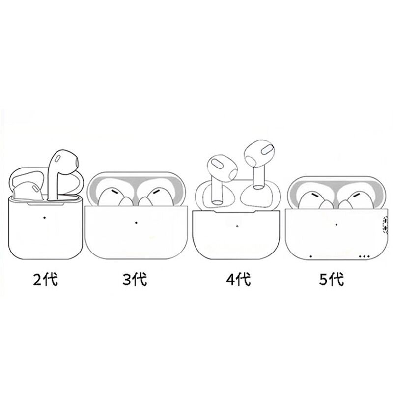 TWS-наушники, совместимые с Apple AirPods (2–8 поколение), вкладыши с шумоподавлением