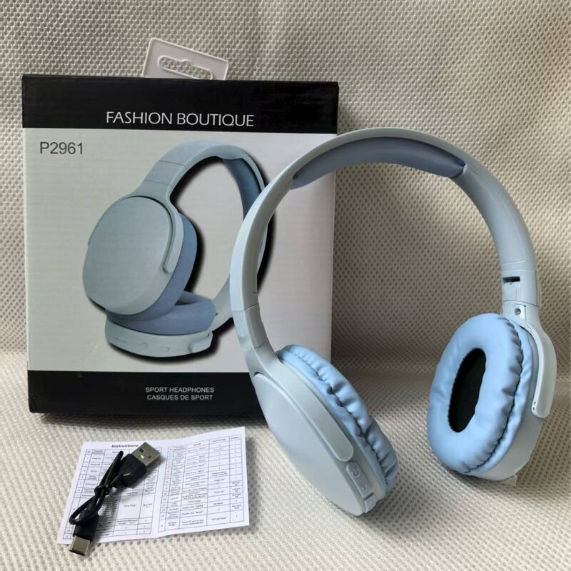 Накладные Bluetooth-наушники P2961, беспроводные, для звонков и музыки