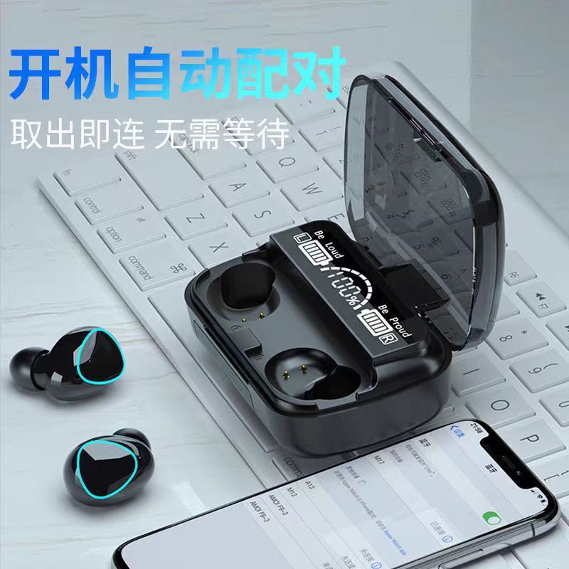Bluetooth-наушники M10, игровые, с шумоподавлением, влагозащита, увеличенное время работы