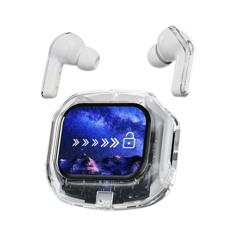 TWS-наушники AirMax Q20 с цветным LCD-дисплеем на кейсе, сенсорное управление