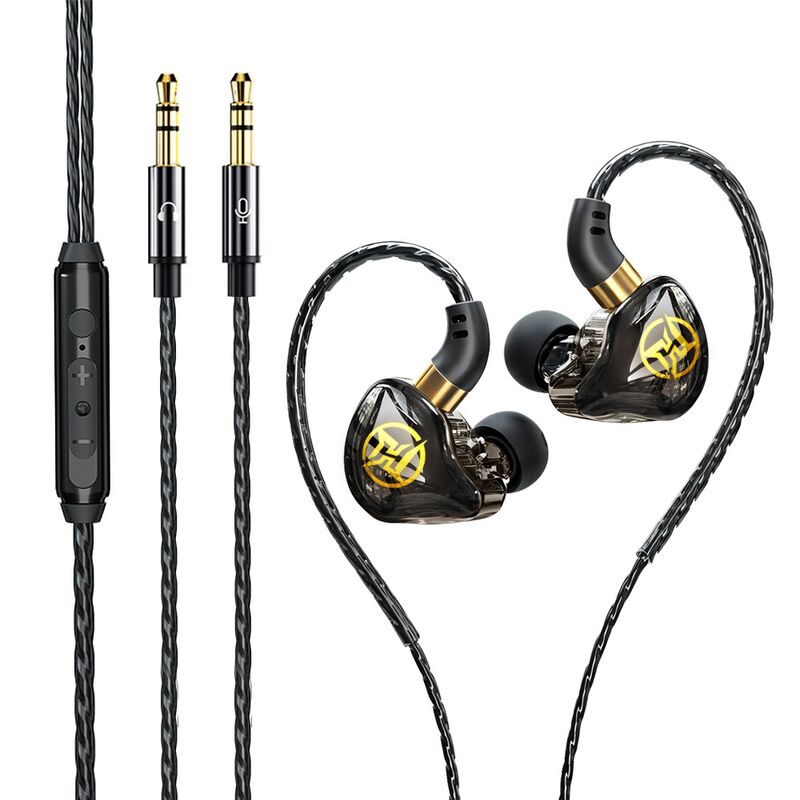 Проводные Hi-Fi наушники Aifeimei E13 с микрофоном для ПК, объёмный звук, усиленный бас