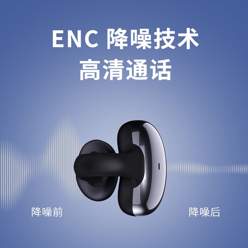 Спортивные TWS Bluetooth-наушники Nogou HM-20 с клипсой на ухо и шумоподавлением, Bluetooth 5.3