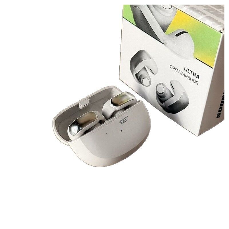 Bluetooth-наушники V12 Ultra с открытой посадкой на клипсе и пространственным звуком