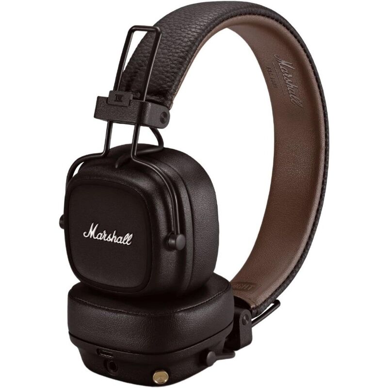 Накладные беспроводные наушники Marshal Major IV, Bluetooth 5.3, IPX8, аккумулятор 4000–6000 мАч