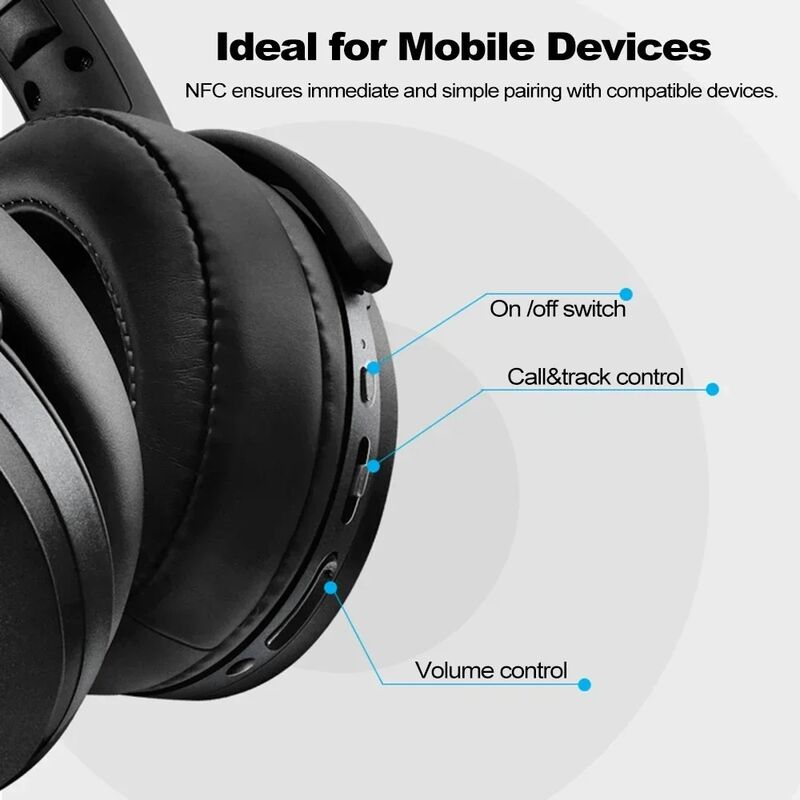 Полноразмерные беспроводные наушники HD450BT NC с шумоподавлением, Bluetooth 5.4