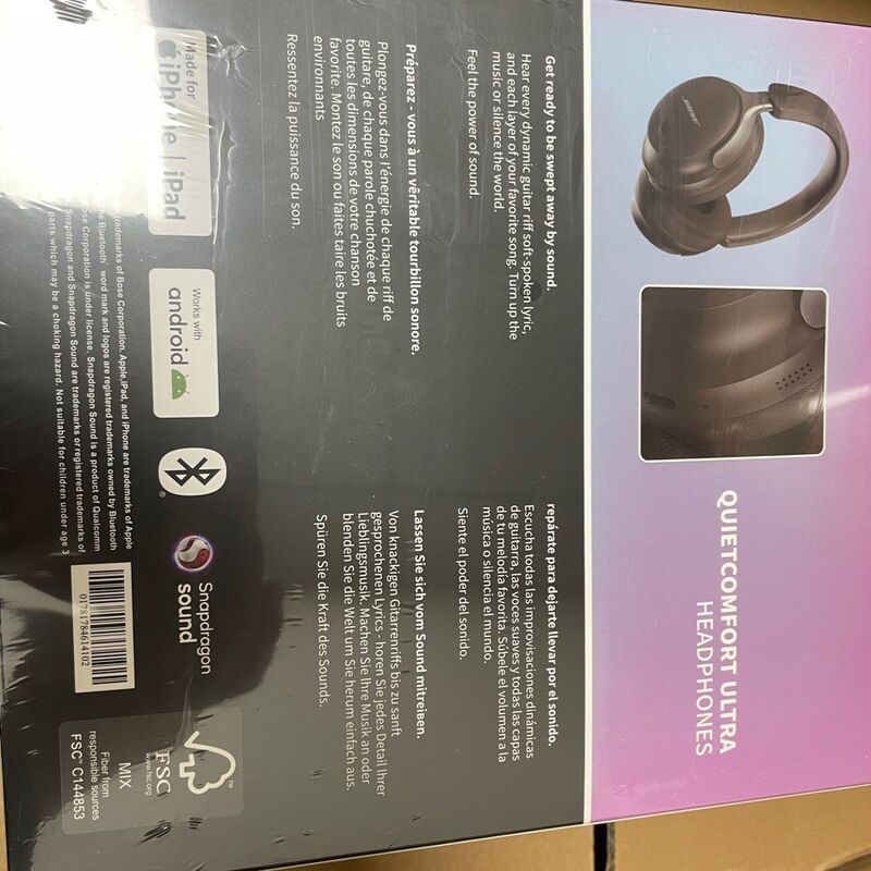 Беспроводные накладные наушники Bose QuietComfort Ultra с шумоподавлением, Bluetooth