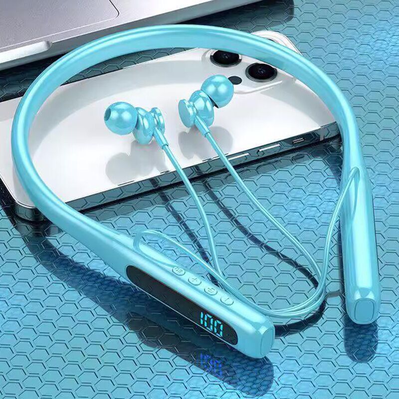 Беспроводные Bluetooth-наушники на шею Youzhou QCOSCO, увеличенное время работы, для Apple/Android