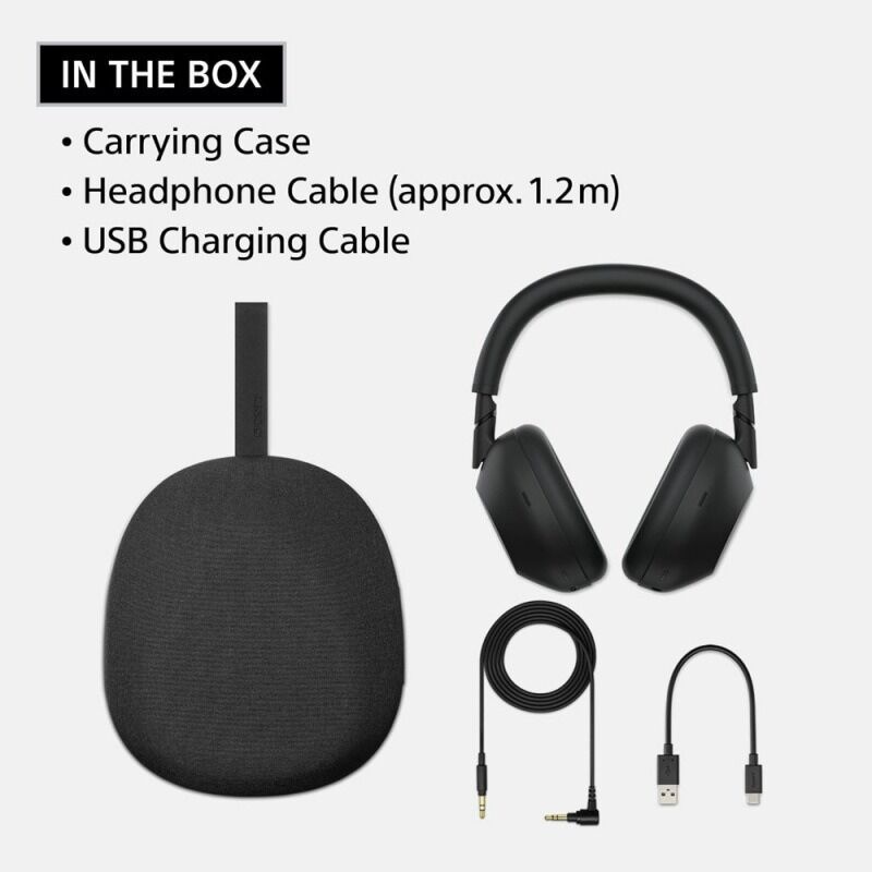 Накладные наушники Sony WH-1000XM6 с активным шумоподавлением