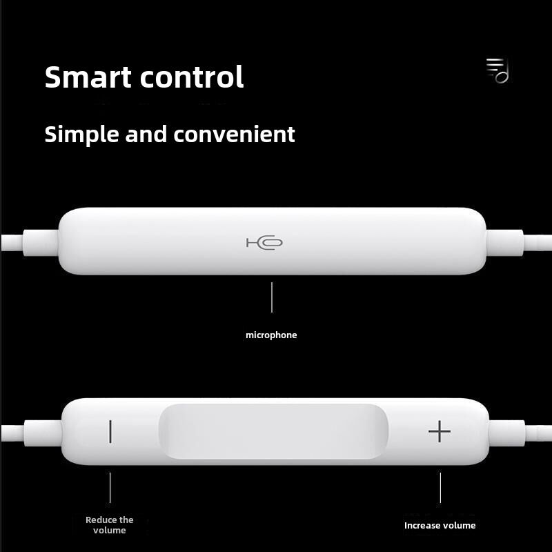 Проводные наушники-вкладыши 3-го поколения с микрофоном, для Apple и Huawei, USB-C