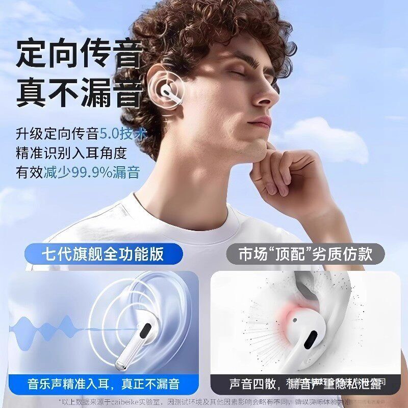 Беспроводные наушники для iPhone, шумоподавление ANC, Bluetooth 5.3