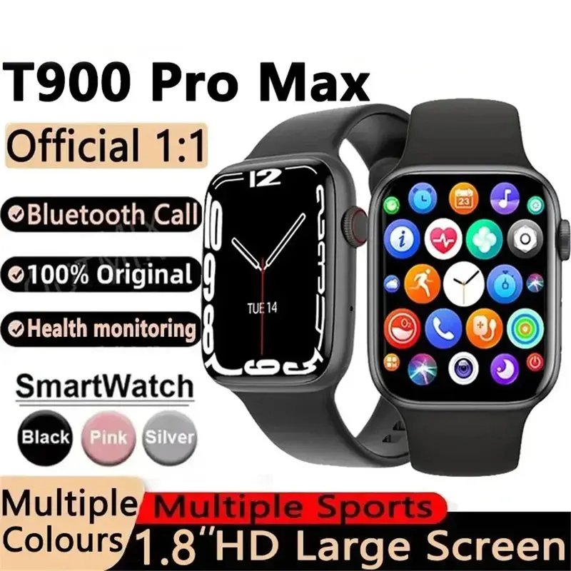 Смарт-часы S9 Max с Bluetooth-звонками и мониторингом пульса