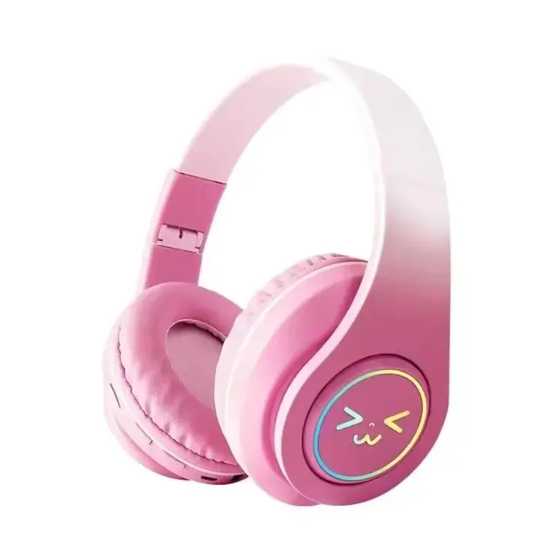 Беспроводные Bluetooth-наушники B39 Pro, накладные, светящийся корпус, усиленный бас, звонки