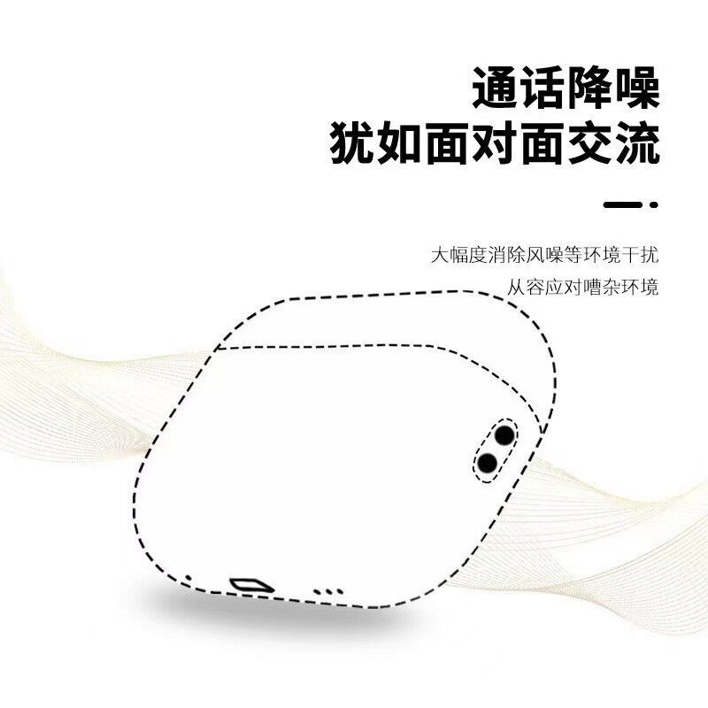 TWS-наушники с шумоподавлением, совместимые с несколькими поколениями Apple AirPods, Bluetooth 5.0