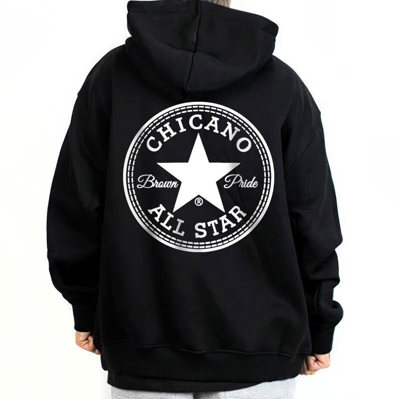 Худи в стиле чикано с капюшоном, хлопок, плотность 270 г/м², S–5XL