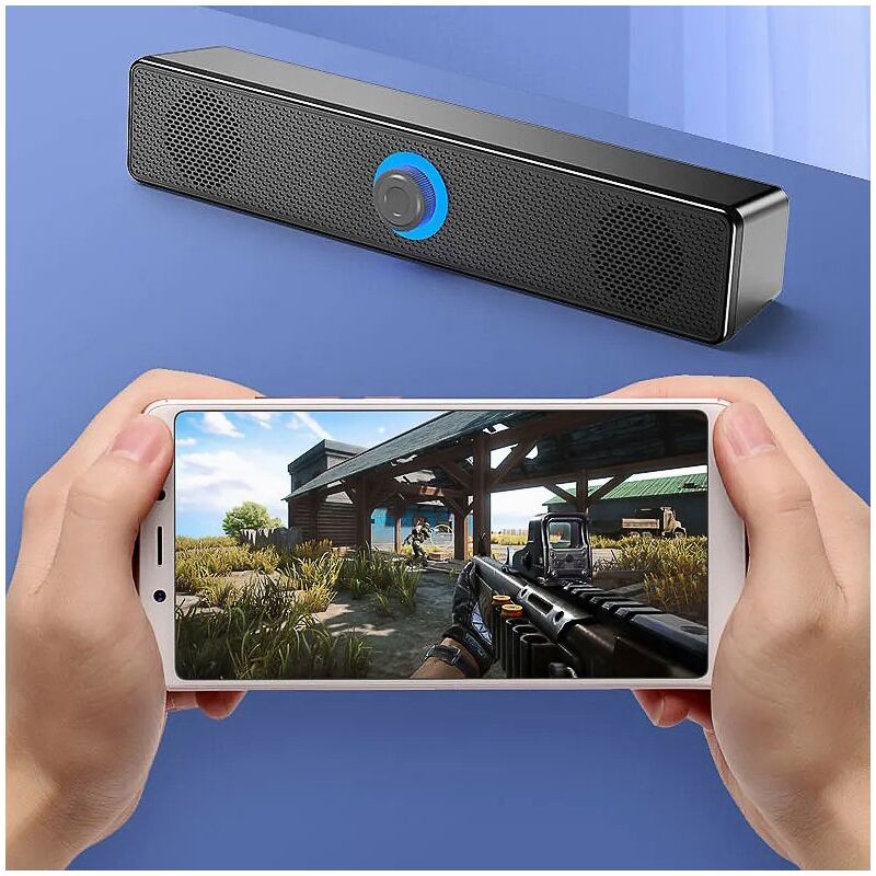 Компьютерная колонка с сабвуфером и двумя динамиками, проводная и Bluetooth-версии