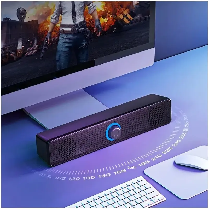 Проводная Bluetooth-колонка 350TS для ПК с двумя динамиками и сабвуфером