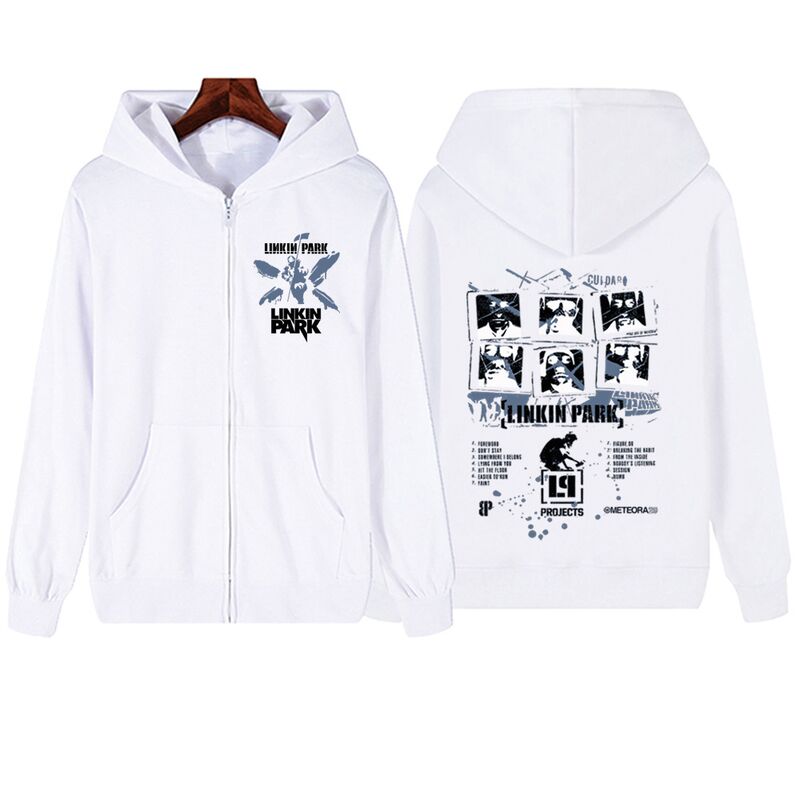 Худи-пуловер Linkin Park в стиле Harajuku, с капюшоном, свободный крой, XS–XXXL