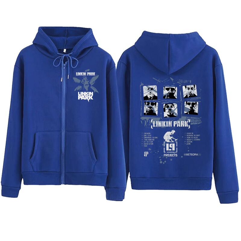 Худи-пуловер Linkin Park в стиле Harajuku, с капюшоном, свободный крой, XS–XXXL