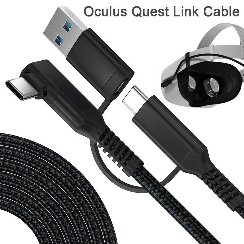Кабель Link для Oculus Quest 2, USB Type-C, для VR-игр и стриминга