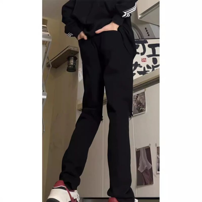 Джинсы Destroyed Pants мужские зауженные рваные, эластичные, укороченные 7/8