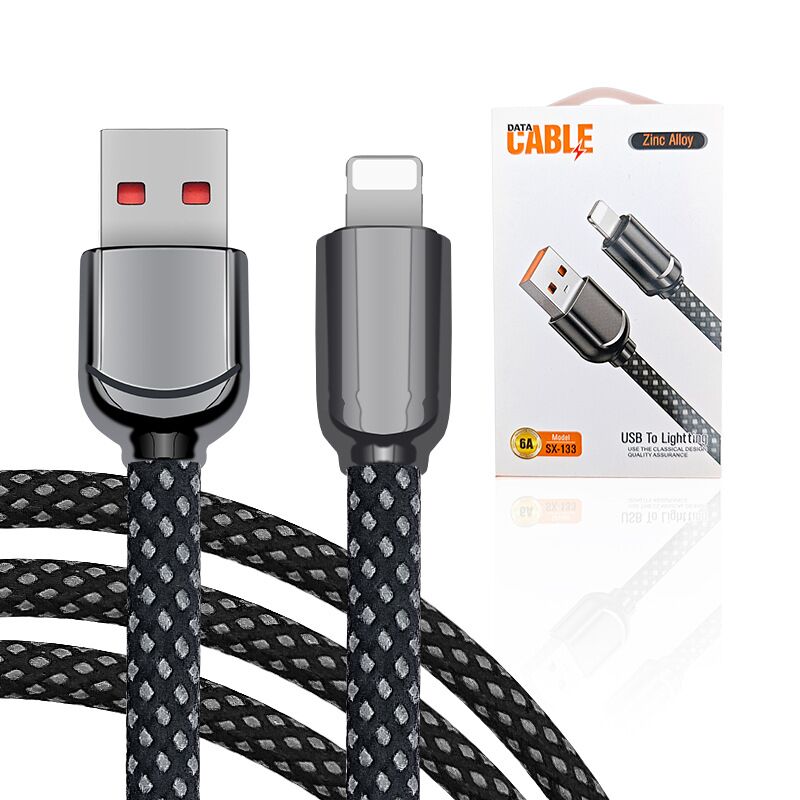 Кабель для зарядки wonderphon USB — Lightning (8-pin), 1 м, быстрая зарядка 6 А, для iPhone