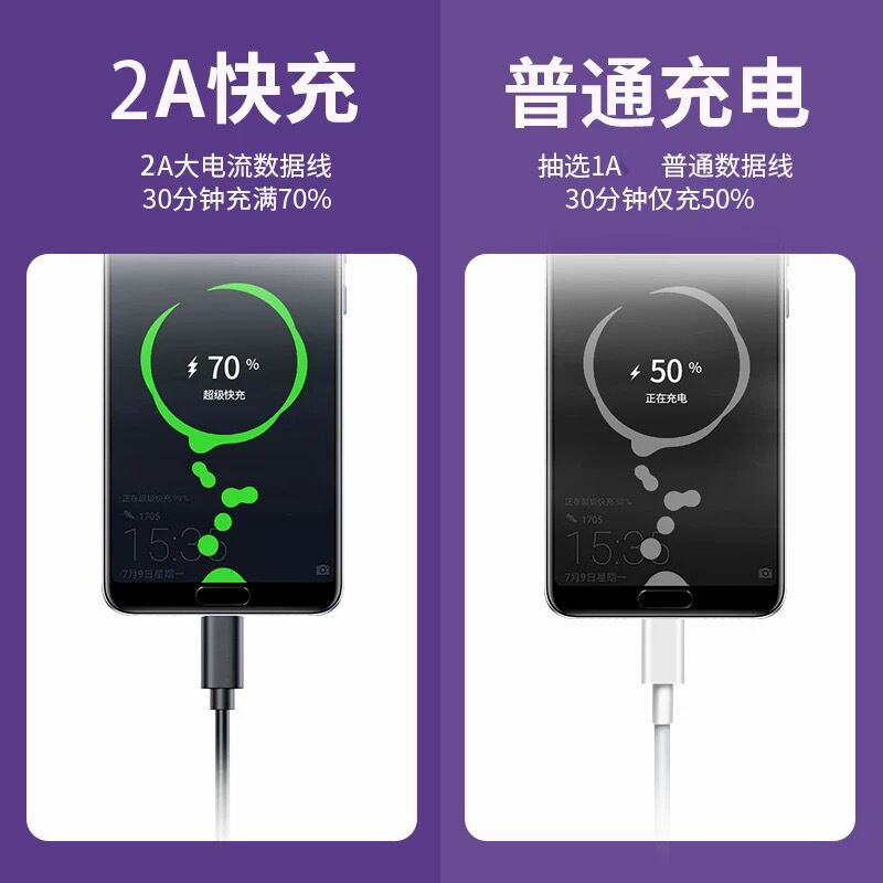Кабель Micro USB (V8) JEYOSEN для зарядки и передачи данных, 2 А, чёрный/белый