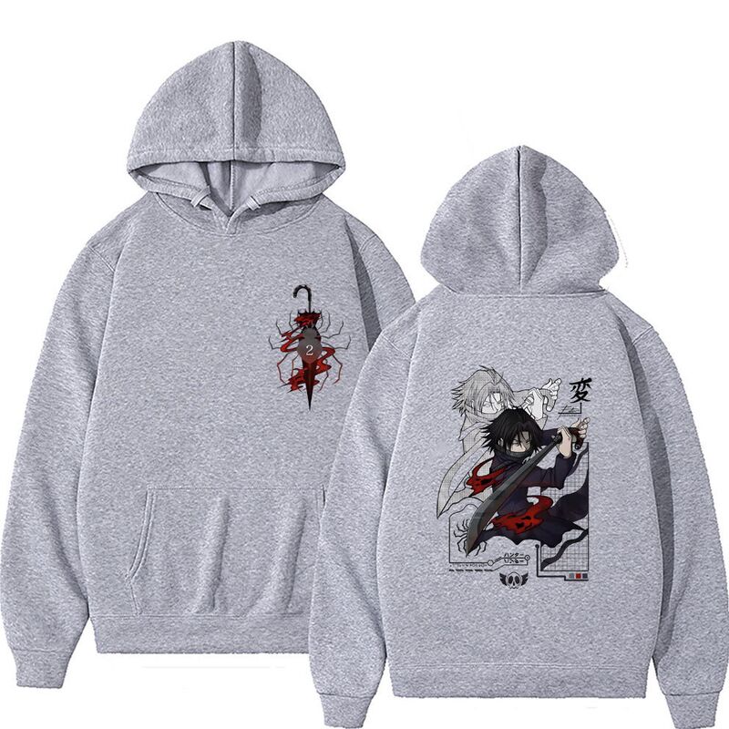 Худи с принтом Hunter x Hunter Feitan, тонкое, в корейском стиле, XS–XXXL