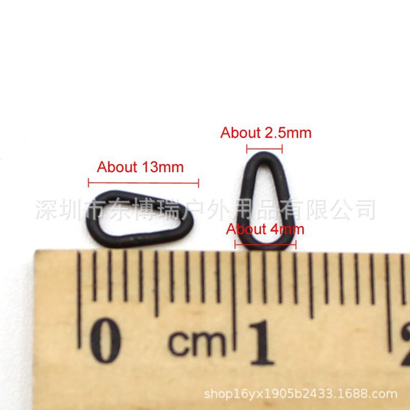 Соединительное кольцо East Burry для карповой оснастки, скрытое, микро hair rig, 4×6 мм