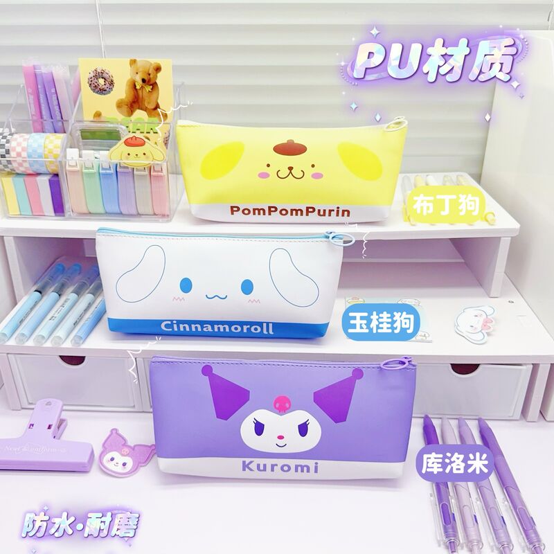 Пенал Weilai из экокожи с рисунком Sanrio, Куроми и Синнаморолл