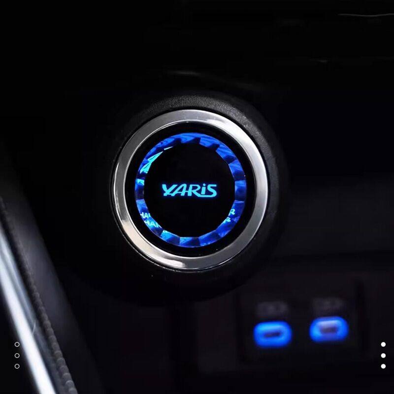 Декоративное кольцо кнопки запуска для Toyota Yaris, имитация хрусталя
