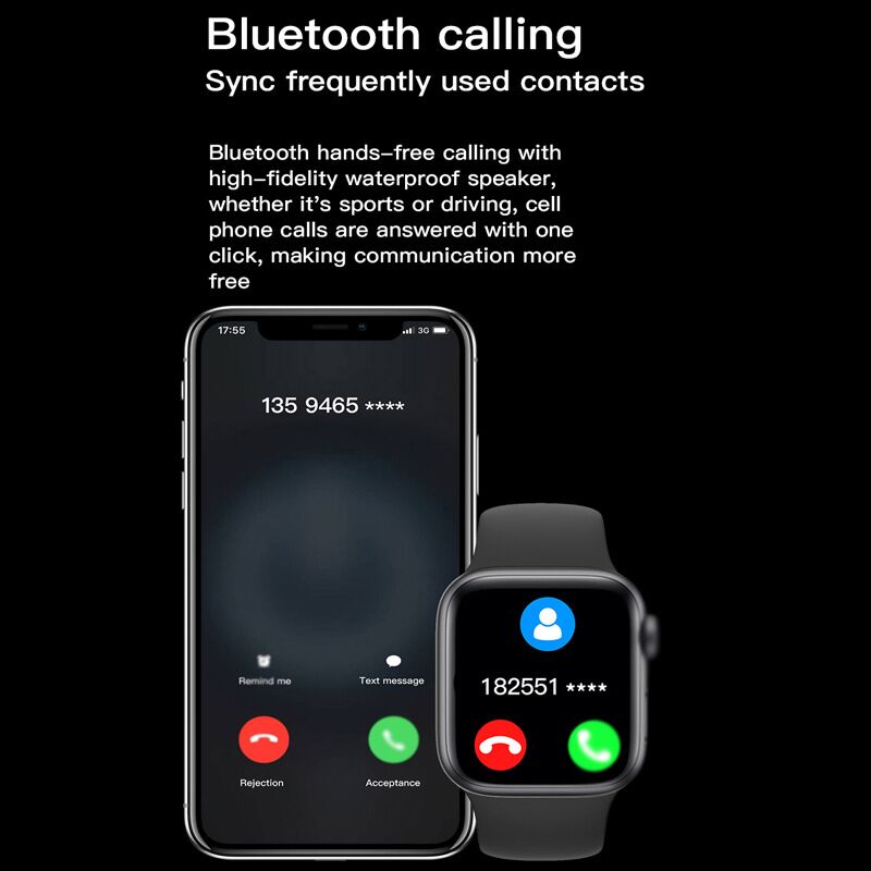 Смарт-часы TBTEN S9 Max с Bluetooth-звонками, пульсометром и беспроводной зарядкой