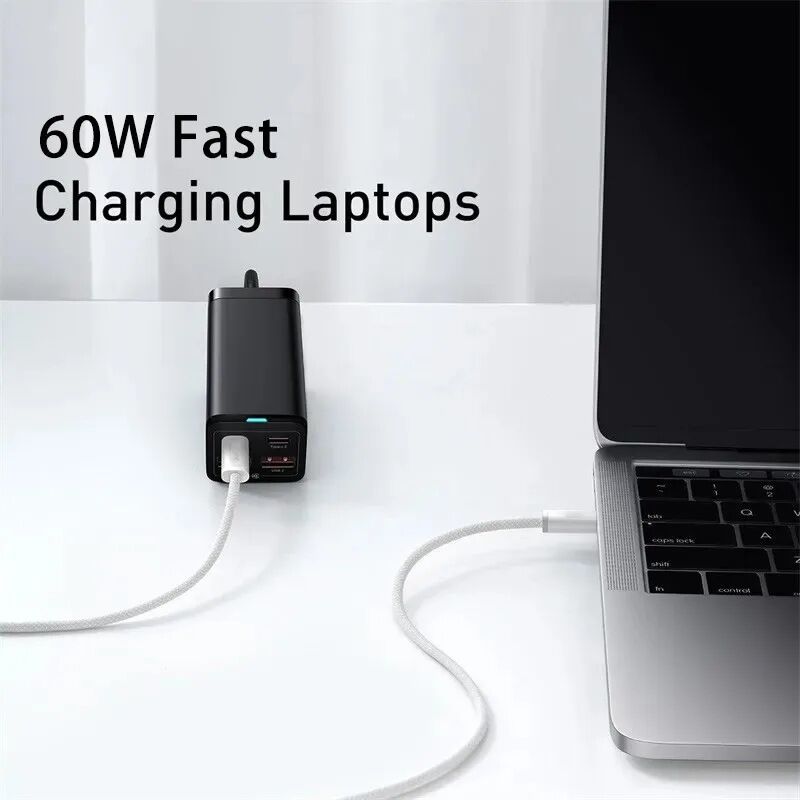 Кабель USB-C – USB-C 60 Вт для iPhone 16, быстрая зарядка, плетёный, 1 м