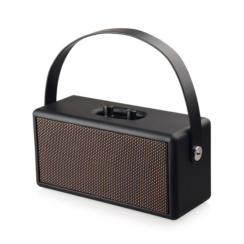 Ретро Bluetooth-колонка D30 с двумя динамиками, деревянный корпус, аккумулятор 4000-6000 мА·ч