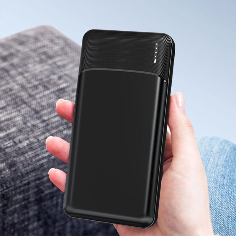 Повербанк Xidian A01 10000 мА·ч с двумя портами USB, компактный, быстрая зарядка