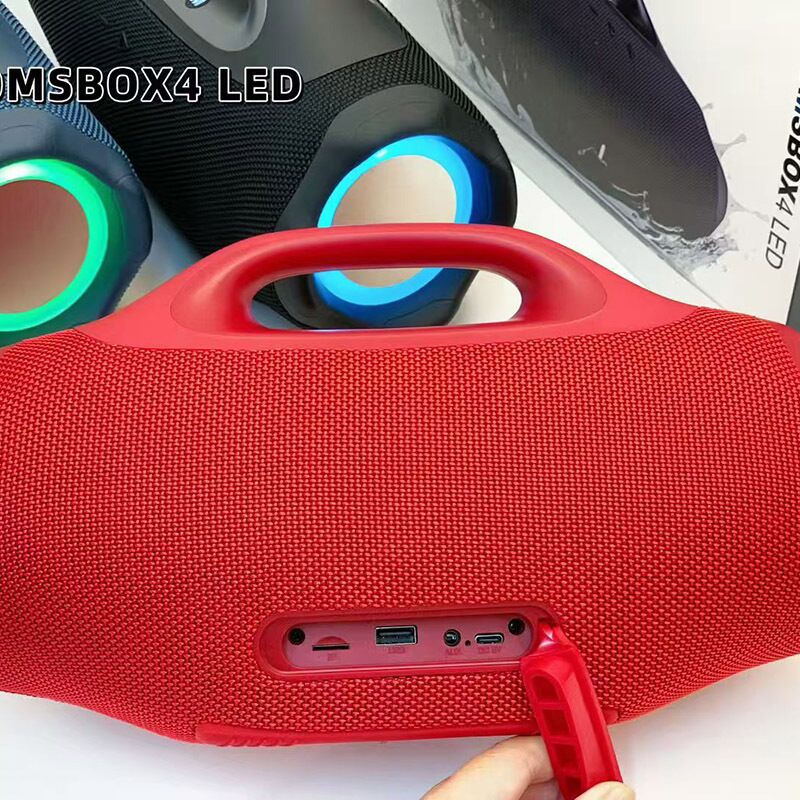 Уличная Bluetooth-колонка Boombox4 LED, усиленный бас, спортивный дизайн
