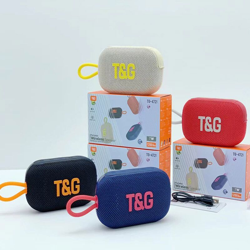 Bluetooth-колонка T&G TG472, FM-радио, слот для карты, TWS-соединение
