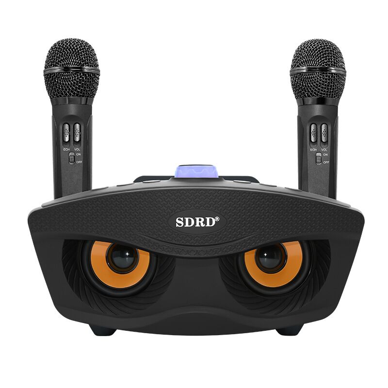 Bluetooth-колонка SD306S с беспроводным микрофоном для караоке, два динамика