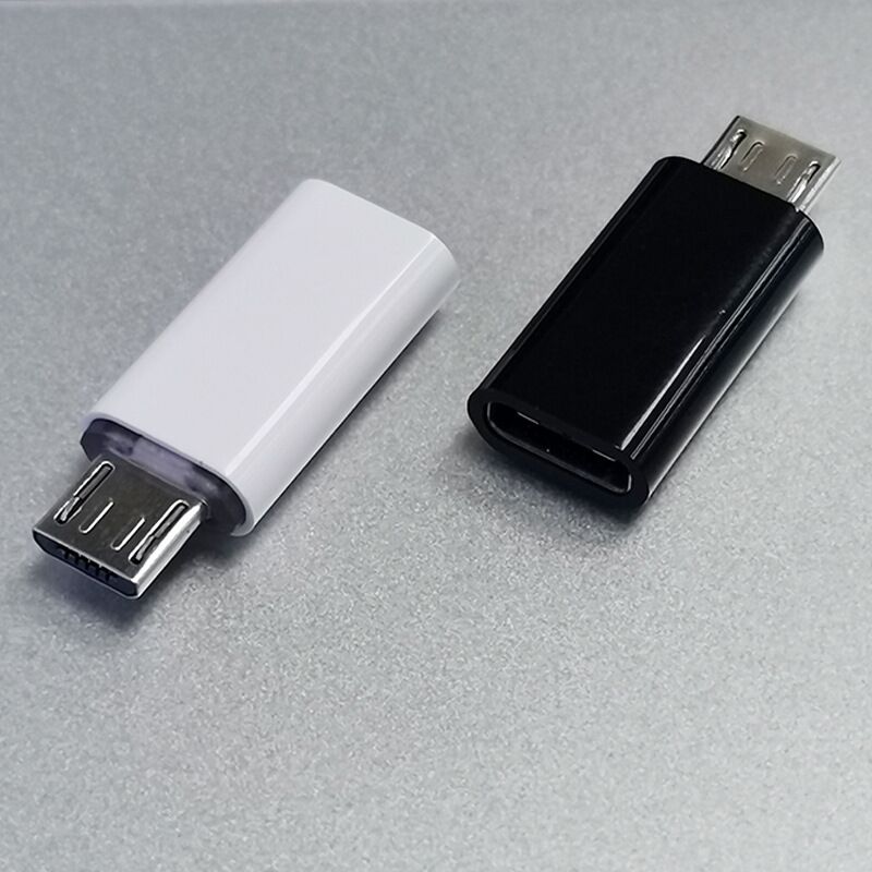 Переходник Type-C (гнездо) на Micro USB (штекер) для зарядки и передачи данных Android