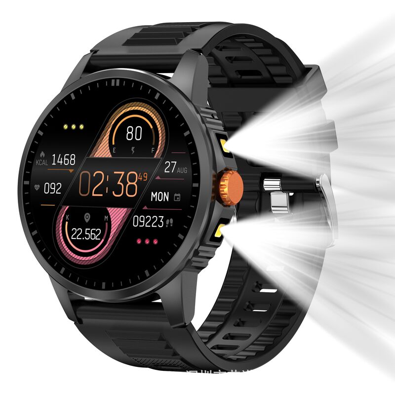 Смарт-часы V5 с фонариком, Bluetooth-звонками, пульсометром и SpO2