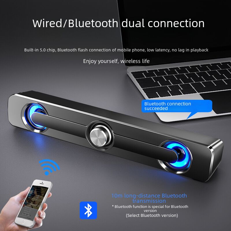 Компьютерная колонка SADA V-111, разъём 3,5 мм и USB, для ноутбука