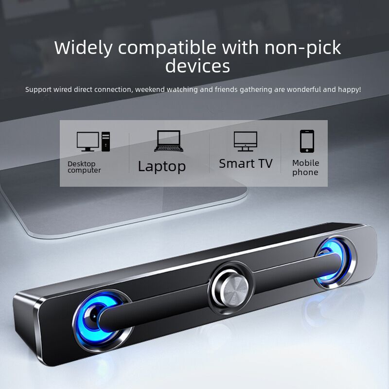 Компьютерная колонка SADA V-111, разъём 3,5 мм и USB, для ноутбука