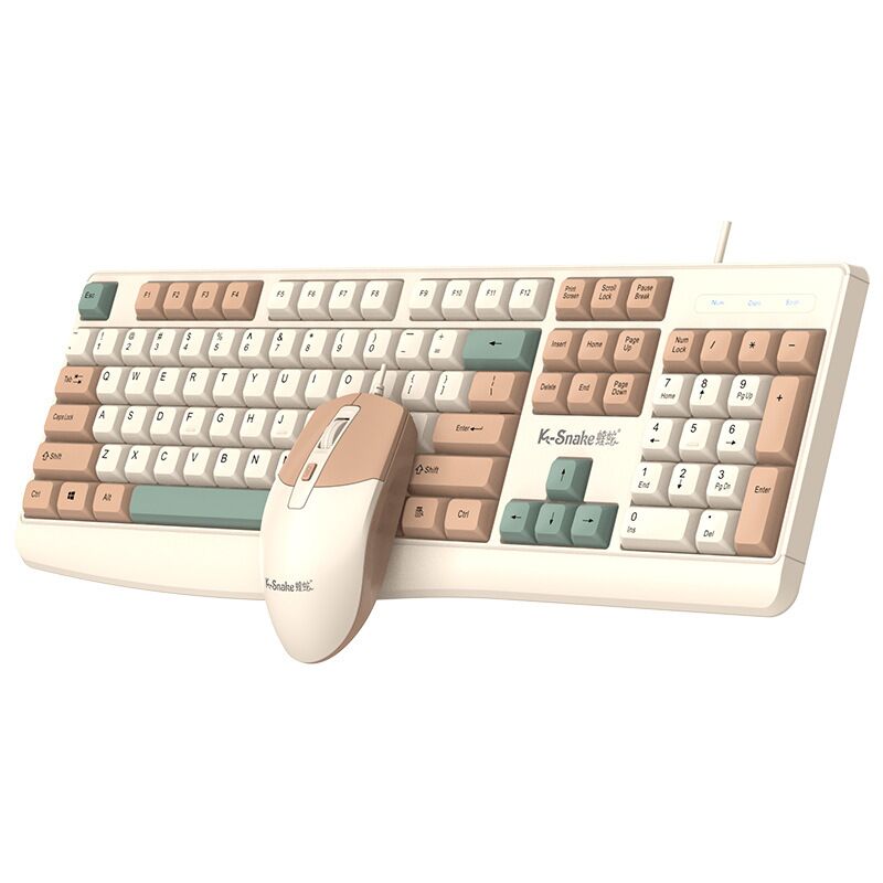 Комплект клавиатура и мышь Viper KM300, проводной, для офиса и дома