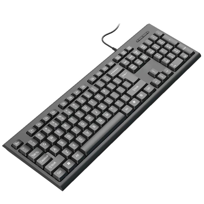 Комплект клавиатура и мышь K234, проводной, USB, для ноутбука и моноблока