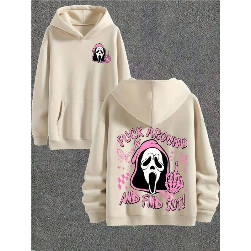 Худи hookonyou с принтом Halloween Ghost Face, унисекс
