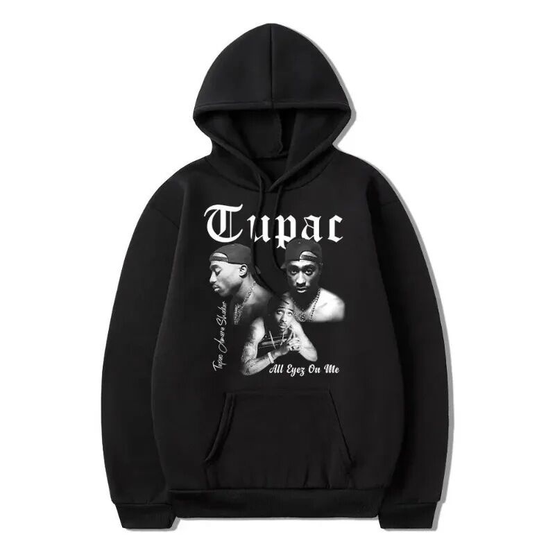 Худи hookonyou с принтом Tupac 2Pac, унисекс, XS–XXXL