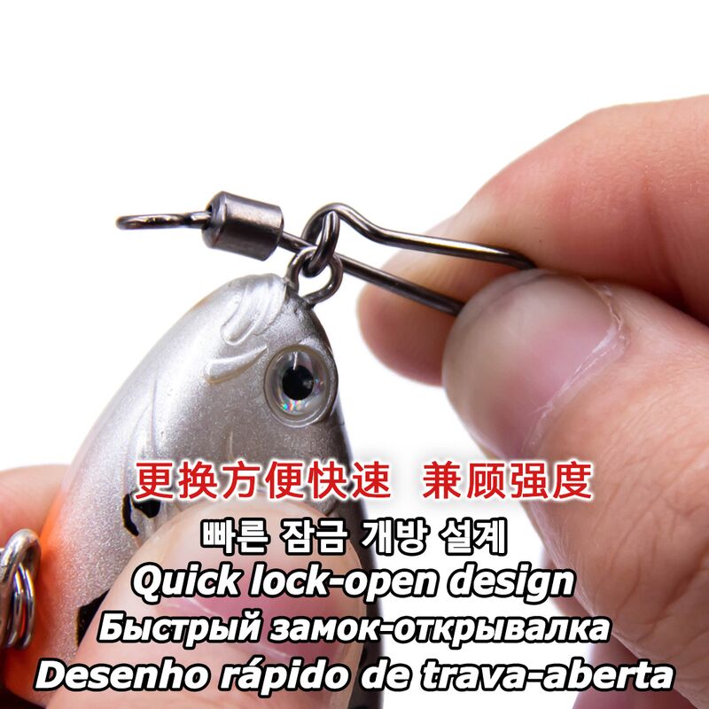 Вертлюжки-тройники Natufish для рыбалки, латунь, набор 25 шт., разные размеры