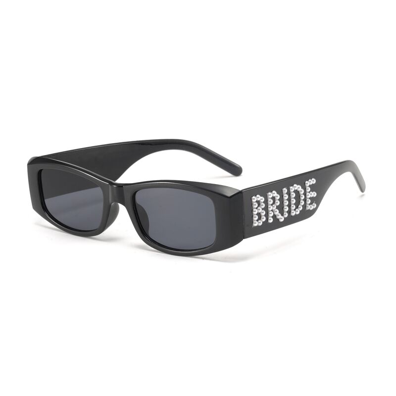 Солнцезащитные очки YOFOD 5546 "Bride to Be", многоугольная оправа, UV400