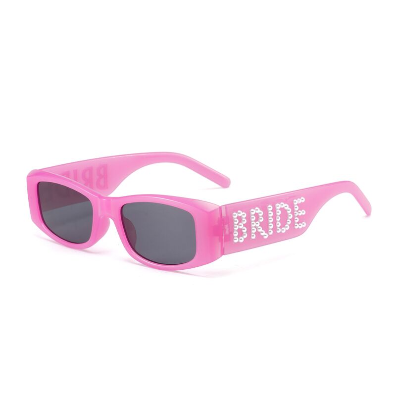 Солнцезащитные очки YOFOD 5546 "Bride to Be", многоугольная оправа, UV400