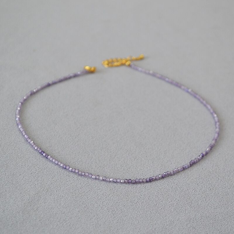 Колье-цепочка Miya Sophia Jewelry с цирконием, тонкое плетение, корейский стиль