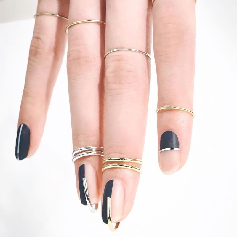 Кольцо на палец в стиле «коготь» женское KAYMEN JEWELRY, медь, цирконий, покрытие золото/платина